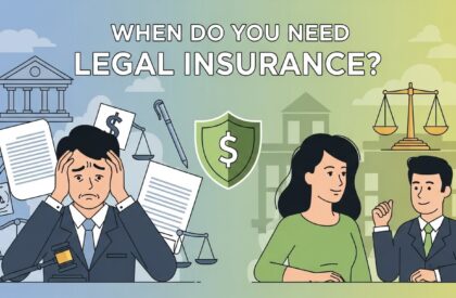when do you need legal insurance​