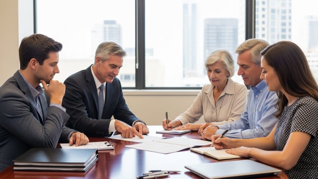  Estate planning consultation with a lawyer.